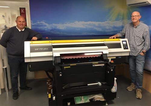 Label printing machine at Matform, printers near Chichester