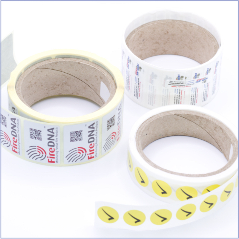 Label on a roll printing Southampton. Sticky label printing Specialists.