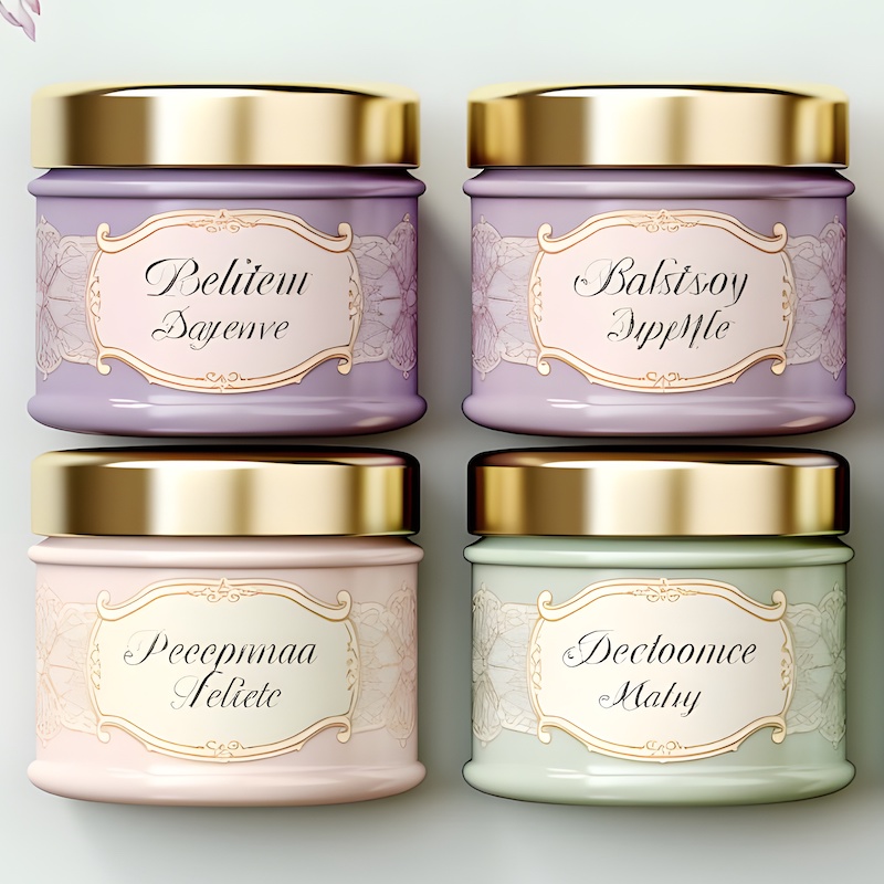 Label printing in Cornwall for product label and makeup jars.