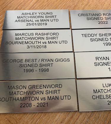Label printer in Surrey for laminate engraving labels.