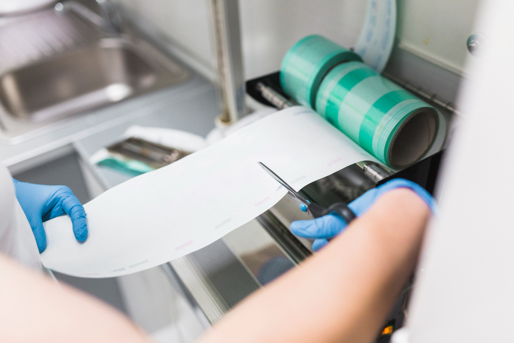 Label printing in progress at Matform’s UK facility