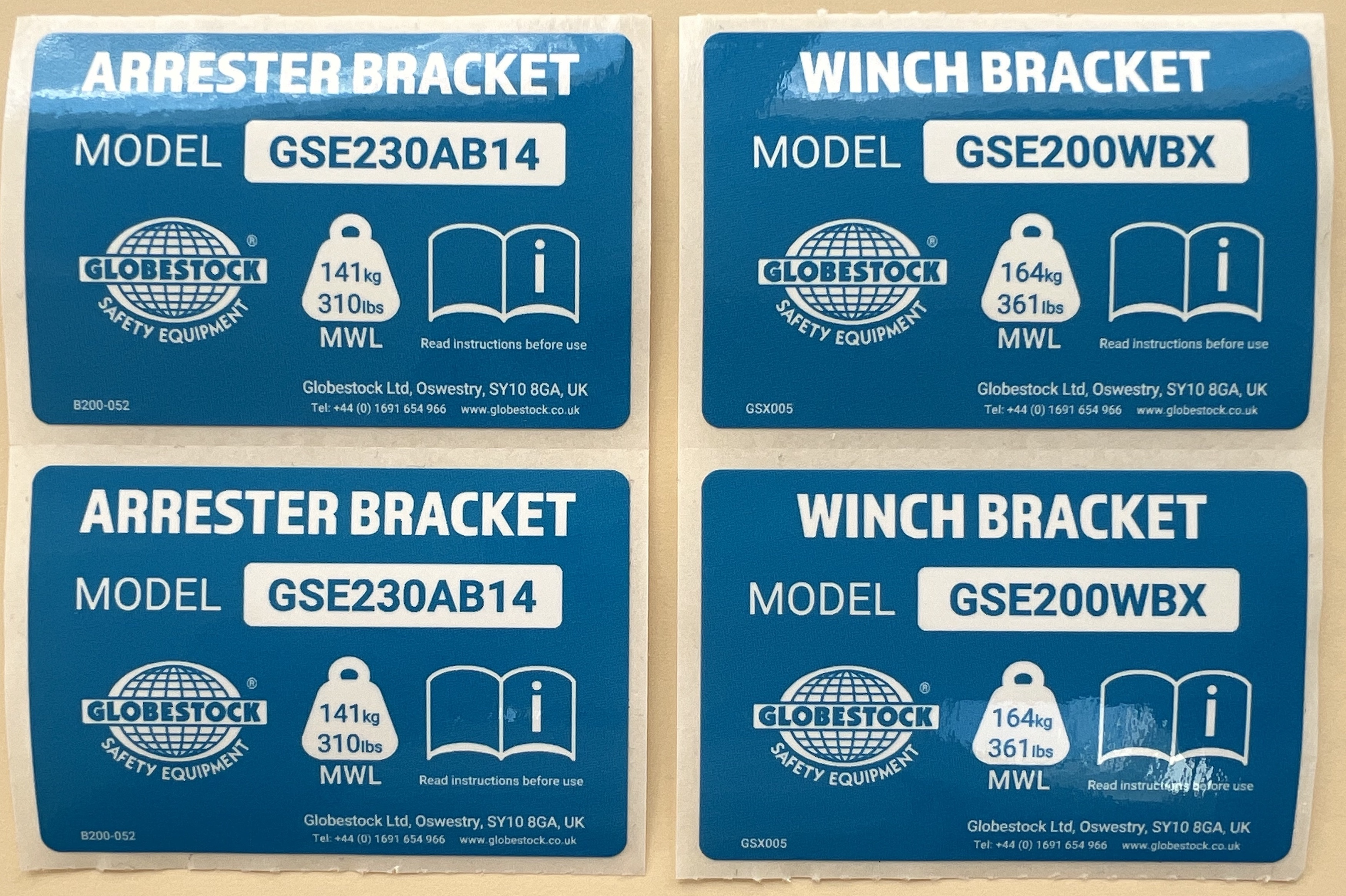 Silk screen printed labels by Matform.
