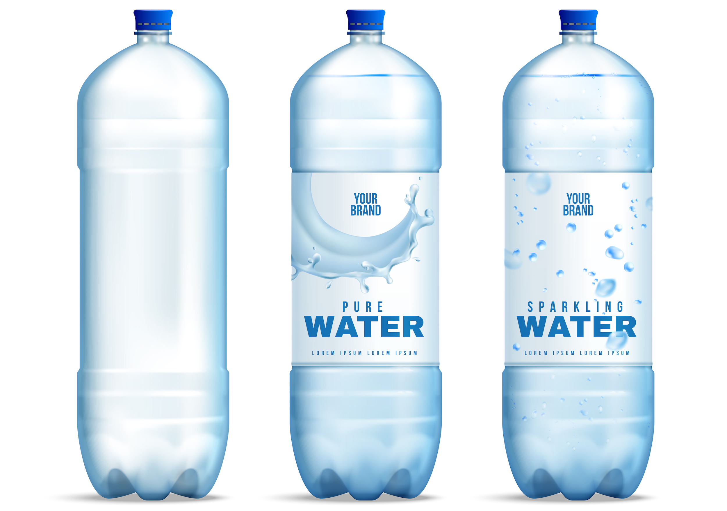 Water bottle stickers for metal drinking bottles.